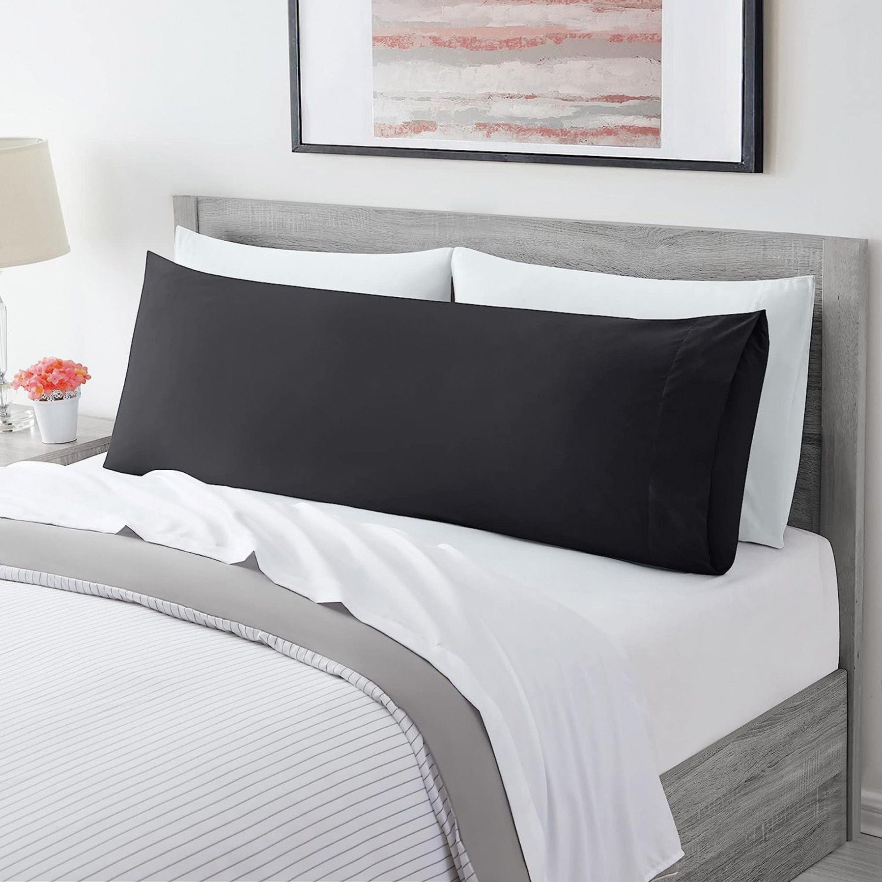 Ultra Soft Microfiber Body Pillow Cover/Pillowcases with Envelope-style pocket (50cm x 150cm Body Pillow V1317-QS9-AUCC-Z-HEI