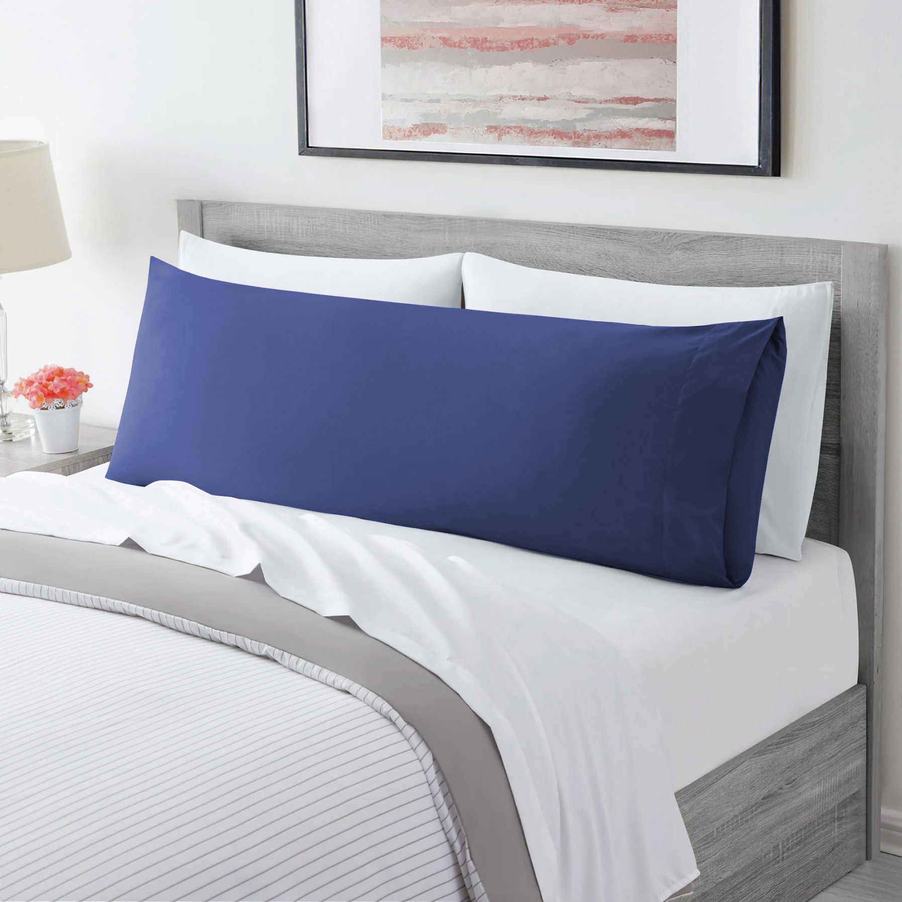 Ultra Soft Microfiber Body Pillow Cover/Pillowcases with Envelope-style pocket (50cm x 150cm Body Pillow V1317-QS9-AUCC-Z-HJL