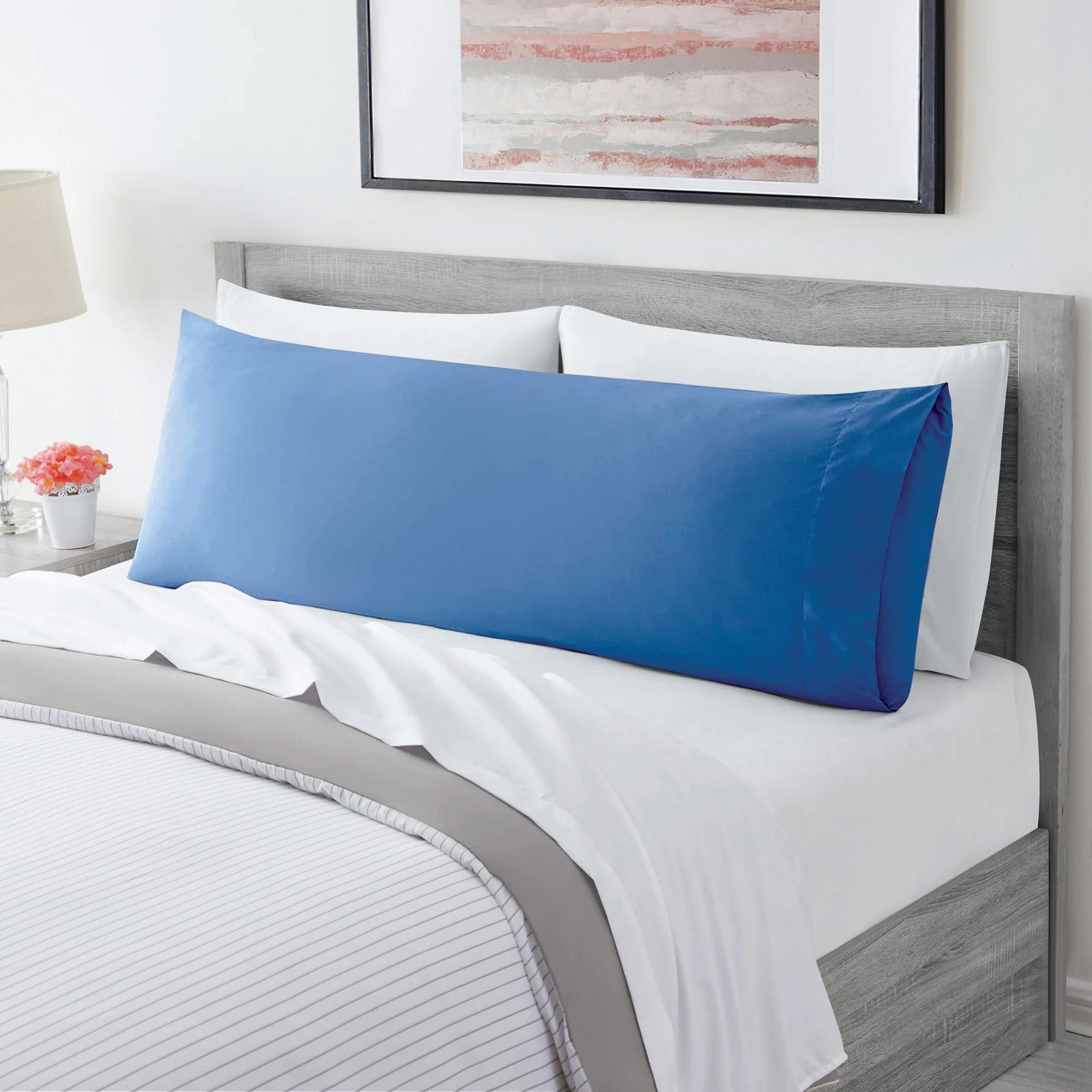 Ultra Soft Microfiber Body Pillow Cover/Pillowcases with Envelope-style pocket (50cm x 150cm Body Pillow V1317-QS9-AUCC-Z-HL