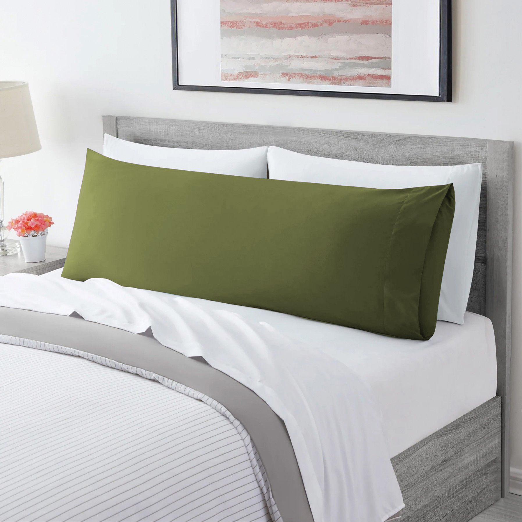 Ultra Soft Microfiber Body Pillow Cover/Pillowcases with Envelope-style pocket (50cm x 150cm Body Pillow V1317-QS9-AUCC-Z-JL