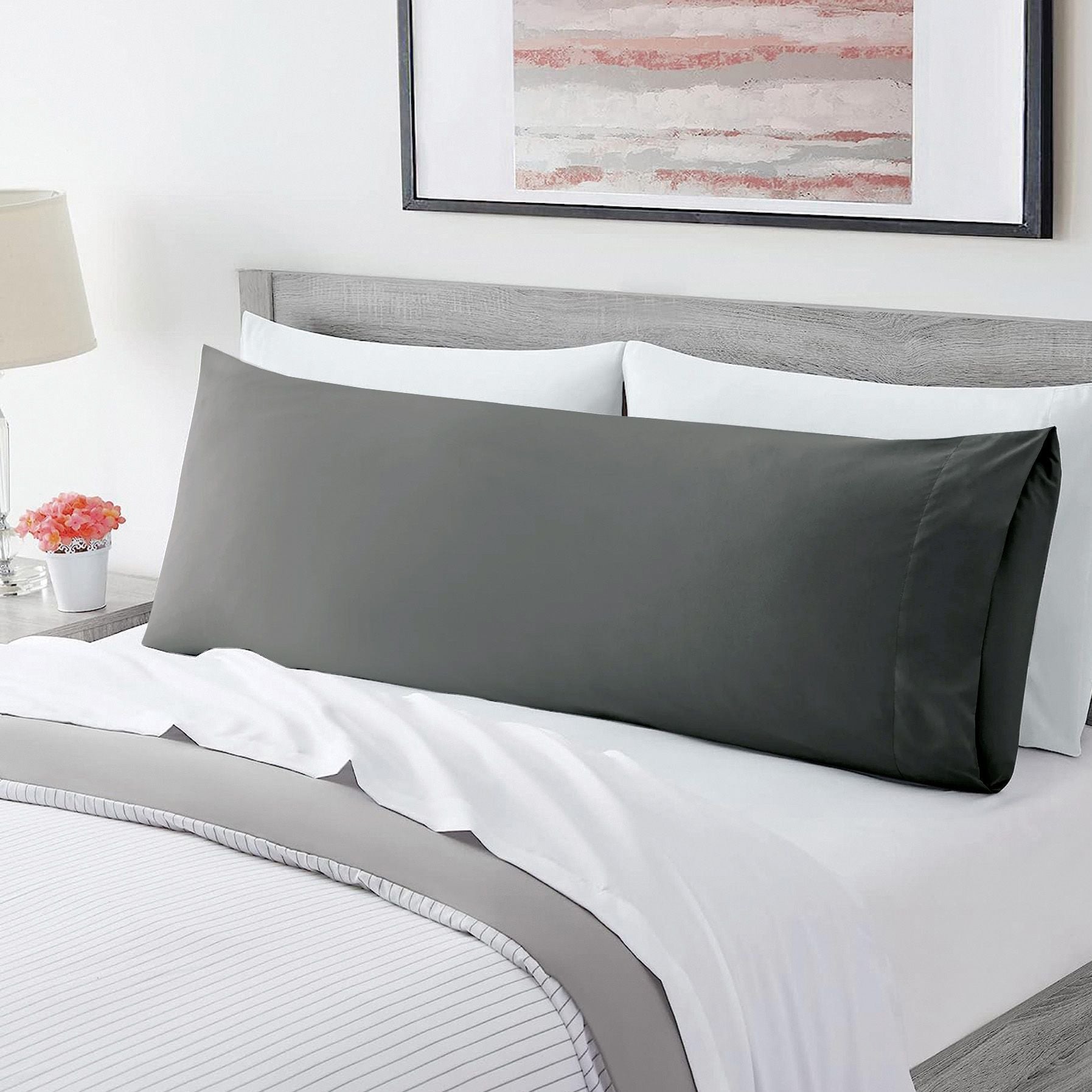Ultra Soft Microfiber Body Pillow Cover/Pillowcases with Envelope-style pocket (50cm x 150cm Body Pillow V1317-QS9-AUCC-Z-SH