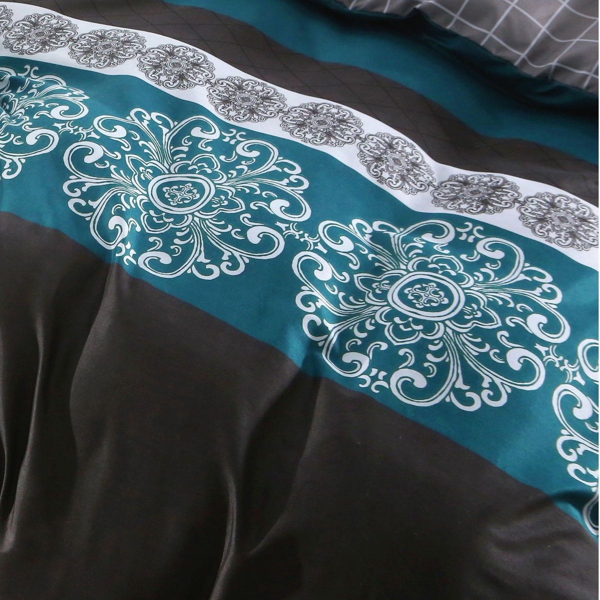 3 Piece Hotel Soft Microfiber Quilt Cover Set-2000TC Duvet/Donna Cover Set & Pillowcases -1 Quilt Cover V1317-QS9-AUD-3JT-BZ-BXMY