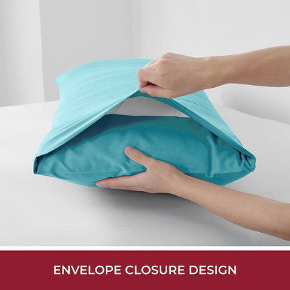 3 Piece Fitted Sheet Set- Fitted Sheet & Pillowcases -Breathable Bedding - Wrinkle, Fade, Stain Resistant- V1317-QS9-AUD-3JT-CL-BL