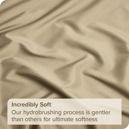 3 Piece Fitted Sheet Set- Fitted Sheet & Pillowcases -Breathable Bedding - Wrinkle, Fade, Stain Resistant- V1317-QS9-AUD-3JT-CL-TS
