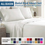 4 Piece Bed Sheet Set- Bedding Sheets & Pillowcases -Breathable Bedding - Wrinkle, Fade, Stain Resistant-Deep V1317-QS9-AUD-4JT-BB