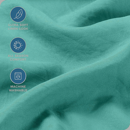 Hotel Quality Fitted Sheet - 1 Piece Fitted Sheet -Breathable Bedding - Wrinkle, Fade, Stain Resistant- V1317-QS9-AUD-CL-SSL