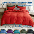 2 Piece Hotel Soft Microfiber Quilt Cover Set-2000TC Duvet/Donna Cover Set & Pillowcases -1 Quilt Cover V1317-QS9-AUKS-3JT-BZ-DH