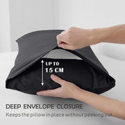 2 Piece Fitted Sheet Set- Fitted Sheet & Pillowcases -Breathable Bedding - Wrinkle, Fade, Stain Resistant- V1317-QS9-AUKS-3JT-CL-HEI