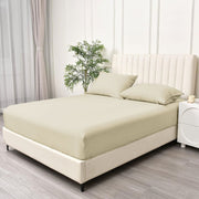 2 Piece Fitted Sheet Set- Fitted Sheet & Pillowcases -Breathable Bedding - Wrinkle, Fade, Stain Resistant- V1317-QS9-AUKS-3JT-CL-NYB
