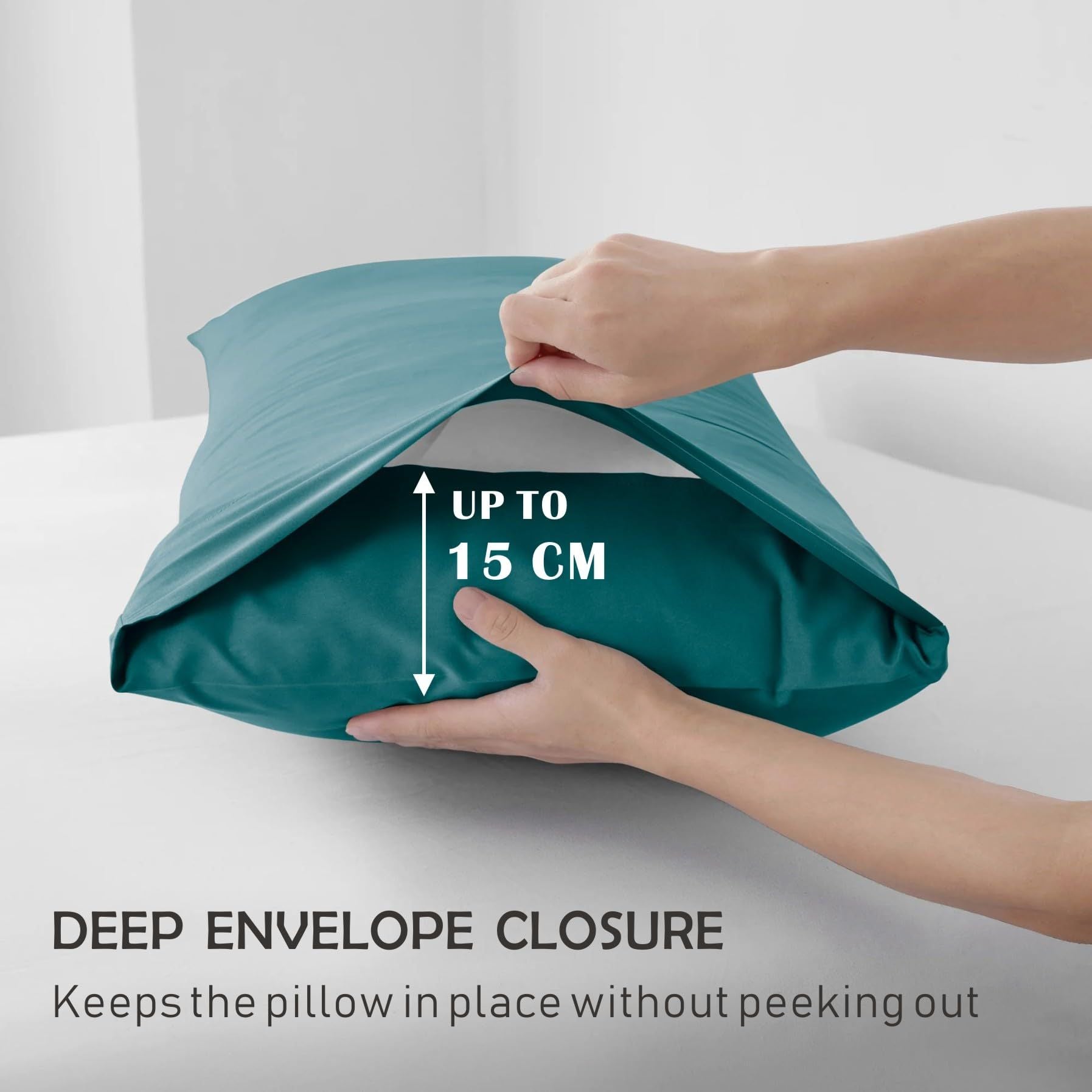 2 Piece Fitted Sheet Set- Fitted Sheet & Pillowcases -Breathable Bedding - Wrinkle, Fade, Stain Resistant- V1317-QS9-AUKS-3JT-CL-SSL
