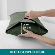 3 Piece Hotel Soft Microfiber Quilt Cover Set-2000TC Duvet/Donna Cover Set & Pillowcases -1 Quilt Cover V1317-QS9-AUQ-3JT-BZ-JL