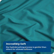 3 Piece Hotel Soft Microfiber Quilt Cover Set-2000TC Duvet/Donna Cover Set & Pillowcases -1 Quilt Cover V1317-QS9-AUQ-3JT-BZ-SSL