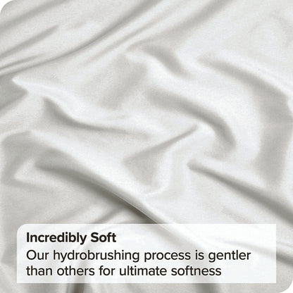 3 Piece Fitted Sheet Set- Fitted Sheet & Pillowcases -Breathable Bedding - Wrinkle, Fade, Stain Resistant- V1317-QS9-AUQ-3JT-CL-BB