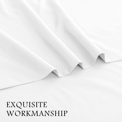 4 Piece Bed Sheet Set- Bedding Sheets & Pillowcases -Breathable Bedding - Wrinkle, Fade, Stain Resistant-Deep V1317-QS9-AUQ-4JT-BAI