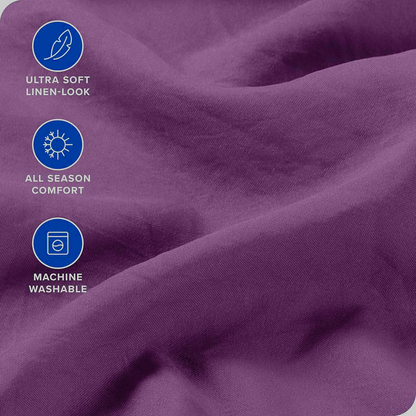 Hotel Quality Fitted Sheet - 1 Piece Fitted Sheet -Breathable Bedding - Wrinkle, Fade, Stain Resistant- V1317-QS9-AUQ-CL-ZI