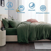 2 Piece Hotel Soft Microfiber Quilt Cover Set-2000TC Duvet/Donna Cover Set & Pillowcases -1 Quilt Cover V1317-QS9-AUS-3JT-BZ-JL
