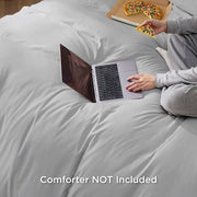 2 Piece Hotel Soft Microfiber Quilt Cover Set-2000TC Duvet/Donna Cover Set & Pillowcases -1 Quilt Cover V1317-QS9-AUS-3JT-BZ-YH