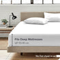 2 Piece Fitted Sheet Set- Fitted Sheet & Pillowcases -Breathable Bedding - Wrinkle, Fade, Stain Resistant- V1317-QS9-AUS-3JT-CL-BAI