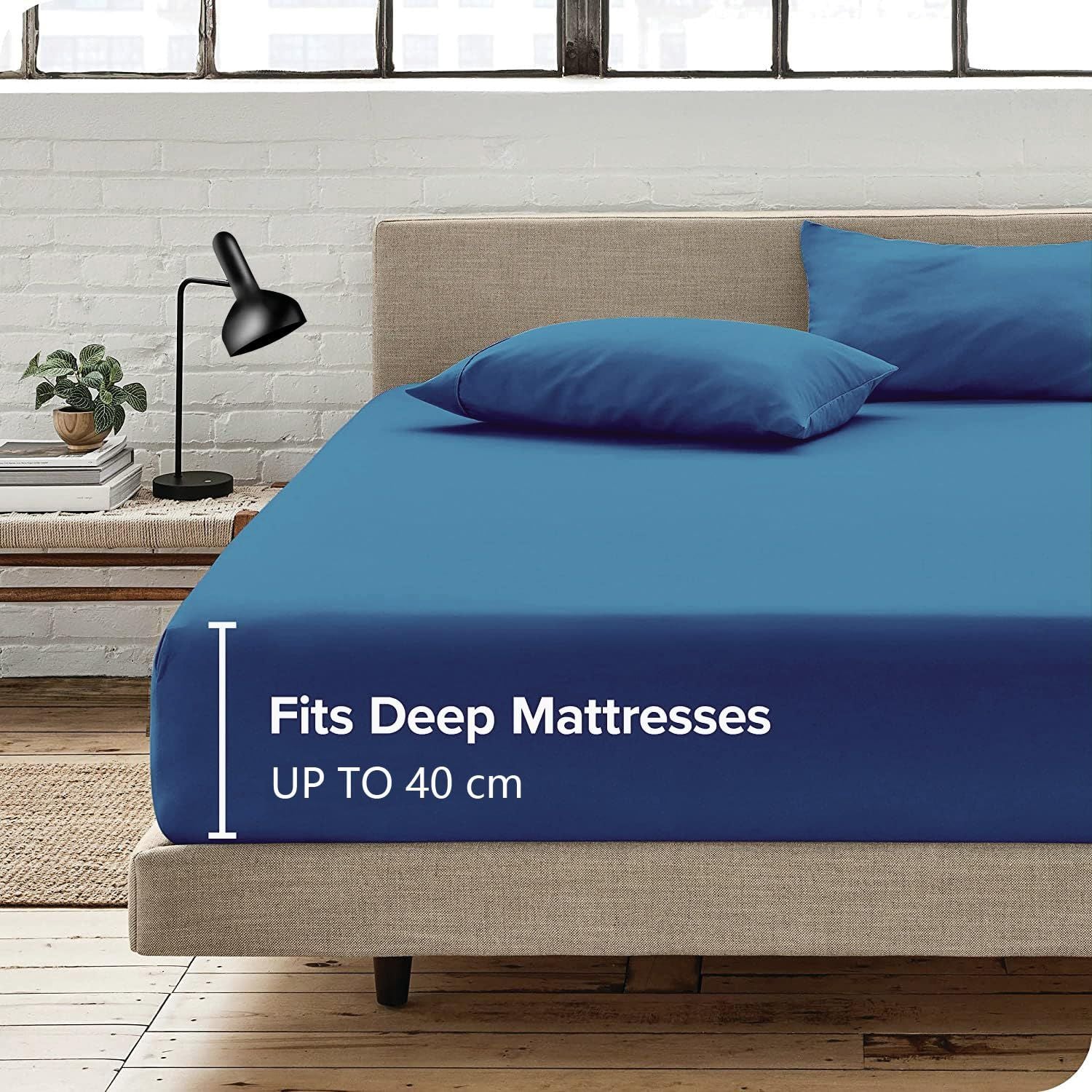 2 Piece Fitted Sheet Set- Fitted Sheet & Pillowcases -Breathable Bedding - Wrinkle, Fade, Stain Resistant- V1317-QS9-AUS-3JT-CL-HL