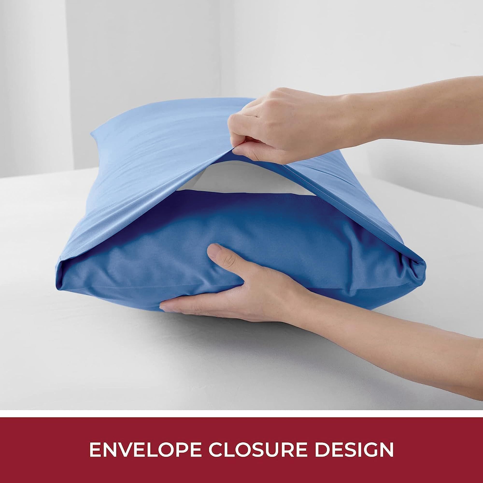 2 Piece Fitted Sheet Set- Fitted Sheet & Pillowcases -Breathable Bedding - Wrinkle, Fade, Stain Resistant- V1317-QS9-AUS-3JT-CL-HL