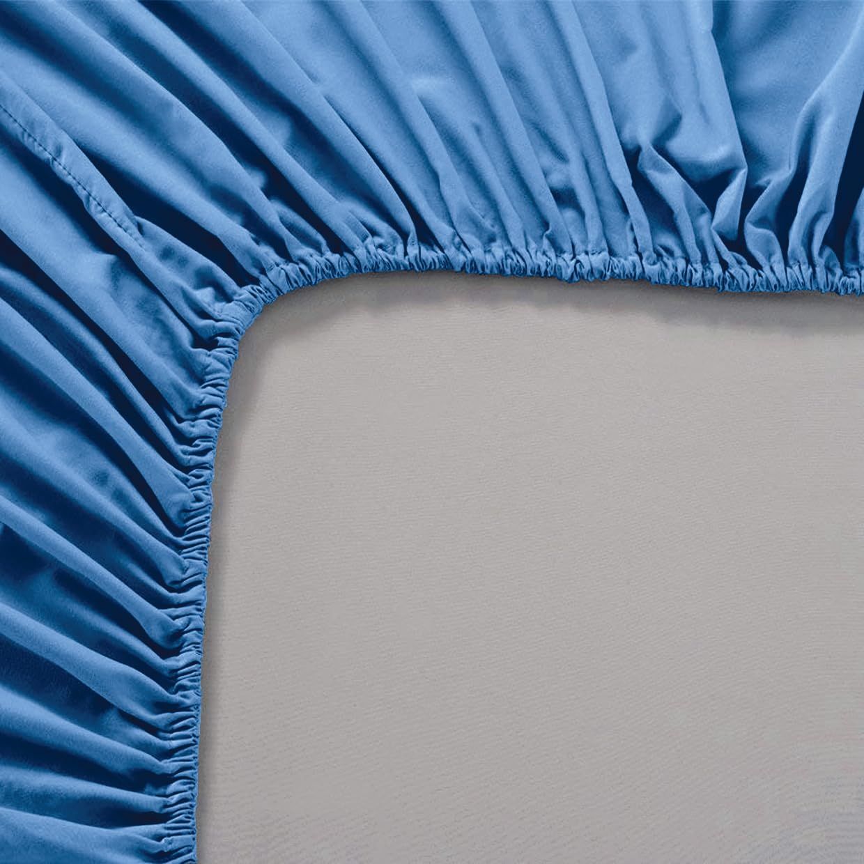 2 Piece Fitted Sheet Set- Fitted Sheet & Pillowcases -Breathable Bedding - Wrinkle, Fade, Stain Resistant- V1317-QS9-AUS-3JT-CL-HL