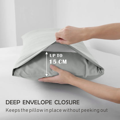 2 Piece Fitted Sheet Set- Fitted Sheet & Pillowcases -Breathable Bedding - Wrinkle, Fade, Stain Resistant- V1317-QS9-AUS-3JT-CL-YH