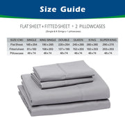 3 Piece Bed Sheet Set- Bedding Sheets & Pillowcases -Breathable Bedding - Wrinkle, Fade, Stain Resistant-Deep V1317-QS9-AUS-4JT-HJL