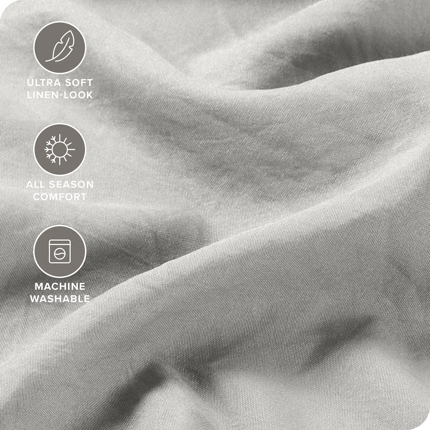 Hotel Quality Fitted Sheet - 1 Piece Fitted Sheet -Breathable Bedding - Wrinkle, Fade, Stain Resistant- V1317-QS9-AUS-CL-YH