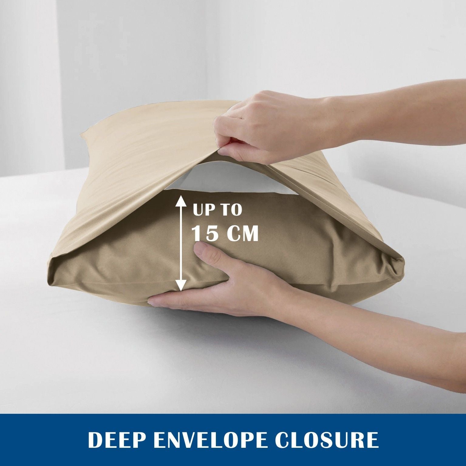 3 Piece Hotel Soft Microfiber Quilt Cover Set-2000TC Duvet/Donna Cover Set & Pillowcases -1 Quilt Cover V1317-QS9-AUSK-3JT-BZ-TS