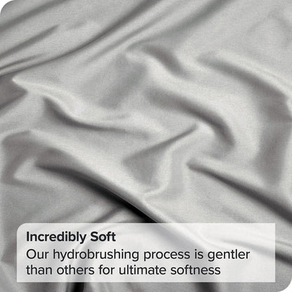 3 Piece Fitted Sheet Set- Fitted Sheet & Pillowcases -Breathable Bedding - Wrinkle, Fade, Stain Resistant- V1317-QS9-AUSK-3JT-CL-YH