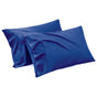 1000TC Ultra Soft Microfiber Pillowcases,Pair of Standard Pillow Covers,(navy, Standard Size, 48x74 cm) V1317-QS9-AUST-Z-NV