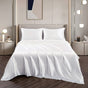 Art Silk Satin Sheet Set Hotel 4 Pieces Fitted/Flat Sheet Bedding Set-Luxury Soft Silky Sheets for Hair and V1317-SD90-AUD-4JT-BAI