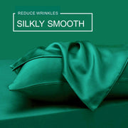 Art Silk Satin Sheet Set Hotel 3 Pieces Fitted/Flat Sheet Bedding Set-Luxury Soft Silky Sheets for Hair and V1317-SD90-AUKS-4JT-LV