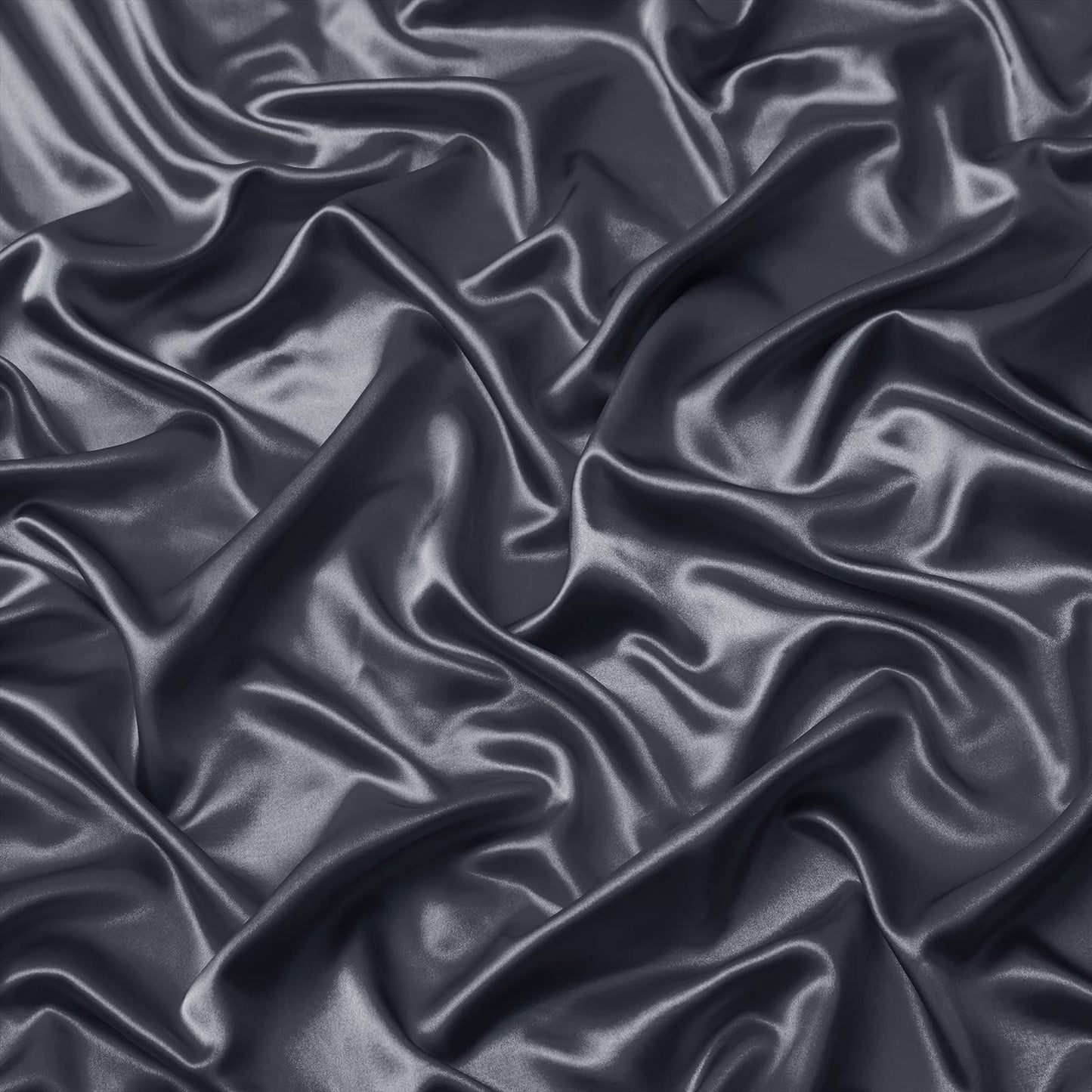 Satin Fitted Sheet Set Hotel 3 Pieces Fitted Sheet with Pillowcase, Art Silk Bedding Set-Luxury Soft Silky V1317-SD90-AUQ-3JT-CL-HUI