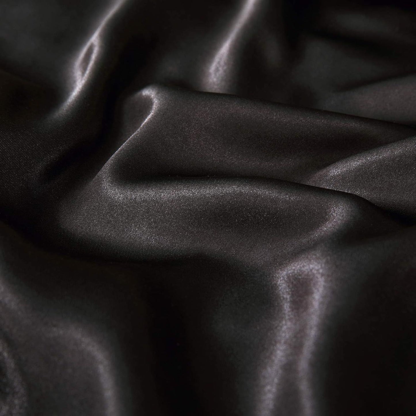 Satin Quilt cover Set Hotel 3 Pieces Quilt cover with Pillowcase, Art Silk Bedding Set-Luxury Soft Silky V1317-SD90-AUSK-3JT-BZ-HEI