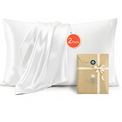 Silk Pillowcase for Hair and Skin Mulberry Silk Pillowcase Soft Breathable Smooth Both Sided Natural Silk V1317-SD90-AUST-BAI