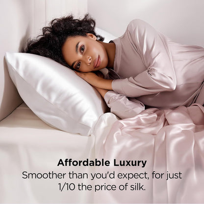 Silk Pillowcase for Hair and Skin Mulberry Silk Pillowcase Soft Breathable Smooth Both Sided Natural Silk V1317-SD90-AUST-BAI