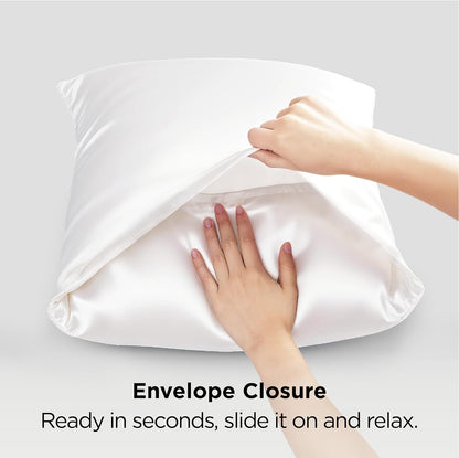 Silk Pillowcase for Hair and Skin Mulberry Silk Pillowcase Soft Breathable Smooth Both Sided Natural Silk V1317-SD90-AUST-BAI