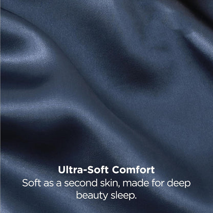 Silk Pillowcase for Hair and Skin Mulberry Silk Pillowcase Soft Breathable Smooth Both Sided Natural Silk V1317-SD90-AUST-NV