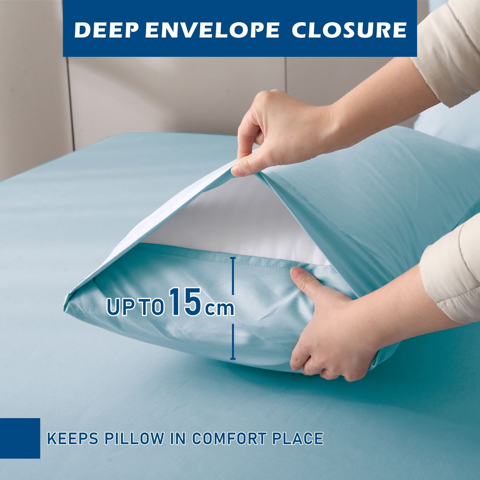 3 Piece Hotel Bamboo Cooling Sheet Set -Ultra Soft 2000TC Breathable Bed Sheets Set with 37 Centimetre Deep V1317-ZXW9-AUKS-4JT-QL