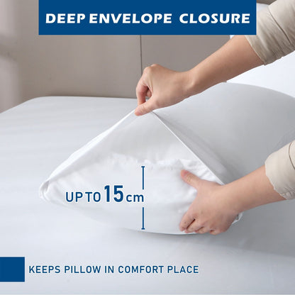 4 Piece Hotel Bamboo Cooling Sheet Set -Ultra Soft 2000TC Breathable Bed Sheets Set with 37 Centimetre Deep V1317-ZXW9-AUSK-4JT-BAI