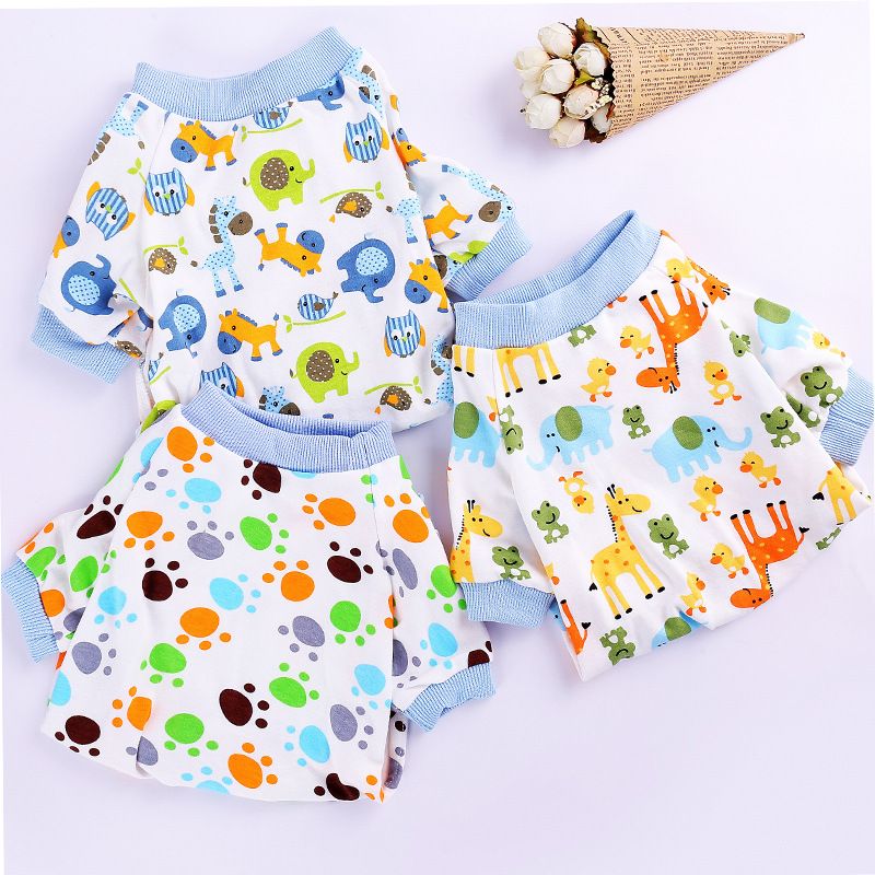 Haji Cotton Pet Four Legged Clothes Small fish V1328-4000985532263