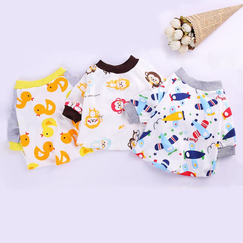 Haji Cotton Pet Four Legged Clothes Small fish V1328-4000985532263