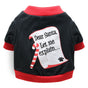 DROOLING DOG Pet Dog Cat Clothes Cotton T Shirt Black with Red Edge (Envelope) XS V1328-4411830142326