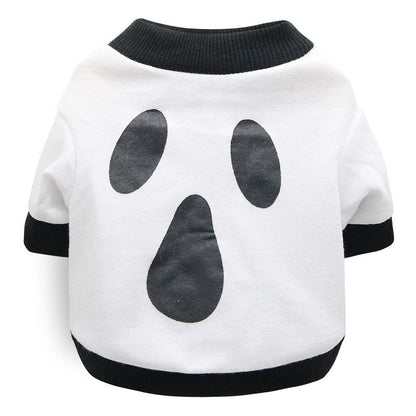 DROOLING DOG Pet Dog Cat Clothes Cotton T Shirt White (mask) V1328-4411830142345