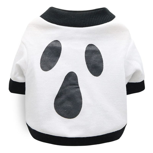 DROOLING DOG Pet Dog Cat Clothes Cotton T Shirt White (mask) V1328-4411830142399