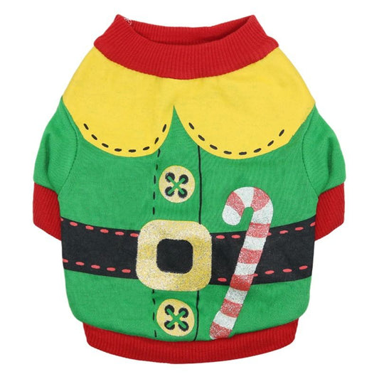 DROOLING DOG Pet Dog Cat Clothes Cotton T Shirt Black Orange edge (Fishbone) V1328-4411830142413