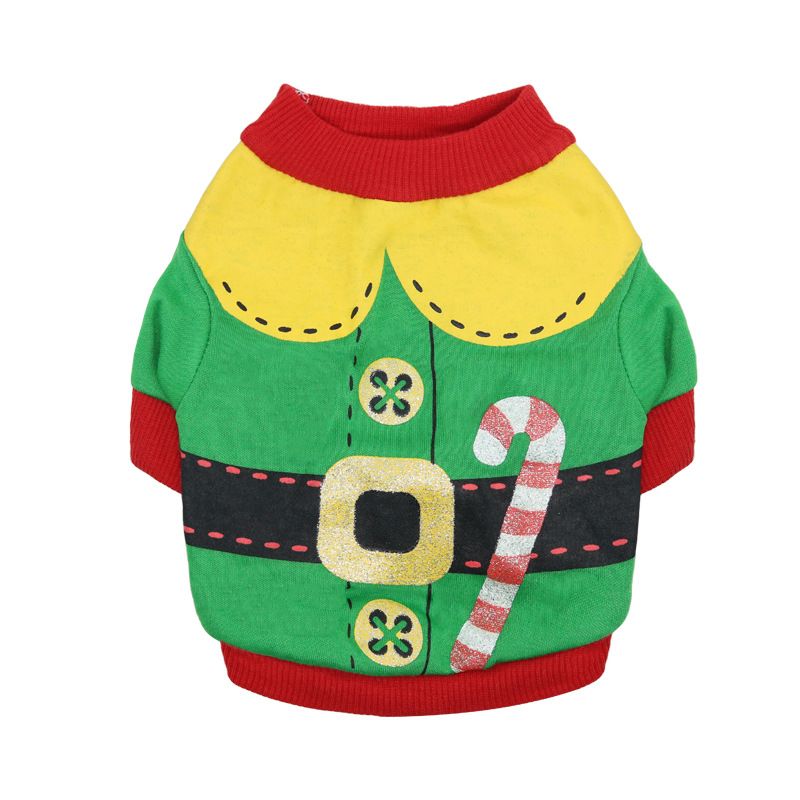 DROOLING DOG Pet Dog Cat Clothes Cotton T Shirt Red (dot) V1328-4411830142425