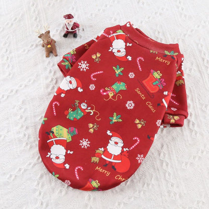Valley Dog Pet Clothes Fleece Two Legged Autumn Winter (Anhui hair) two legs compound Velvet wine red bottom V1328-4706256845810