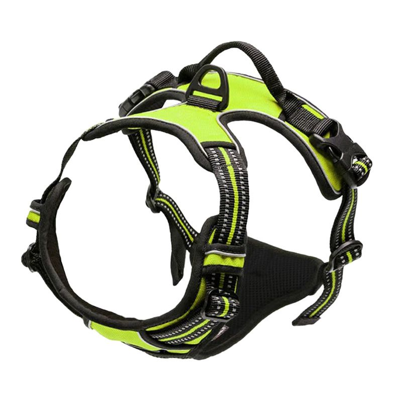 Micardi Reflective Dog Harness Vest Leash Pink S V1328-4822701185794